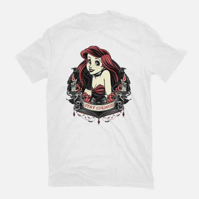 Goth Ariel-Mens-Basic-Tee-glitchygorilla