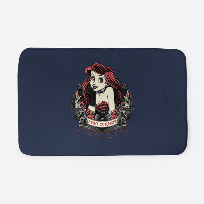 Goth Ariel-None-Memory Foam-Bath Mat-glitchygorilla