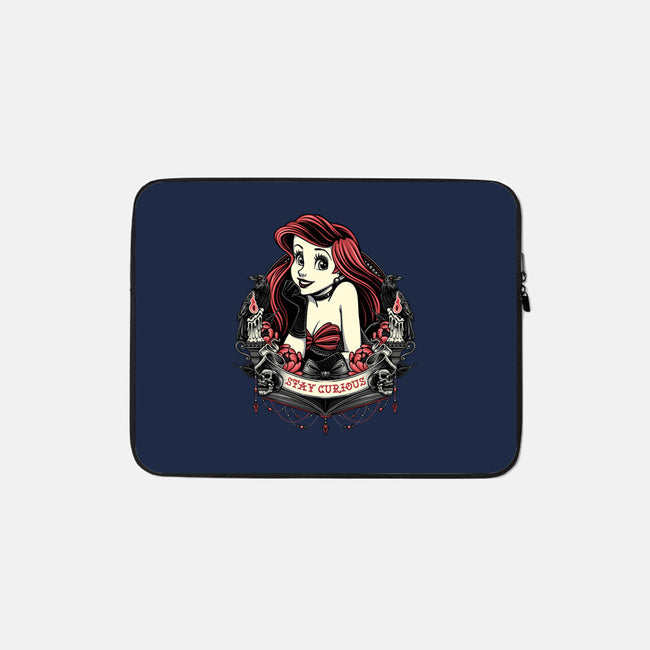 Goth Ariel-None-Zippered-Laptop Sleeve-glitchygorilla