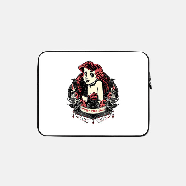 Goth Ariel-None-Zippered-Laptop Sleeve-glitchygorilla