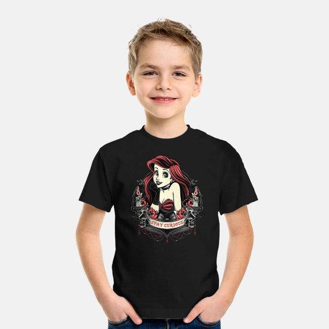 Goth Ariel-Youth-Basic-Tee-glitchygorilla