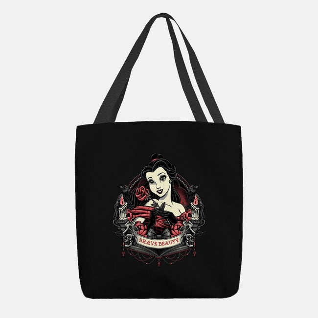 Brave Beauty-None-Basic Tote-Bag-glitchygorilla