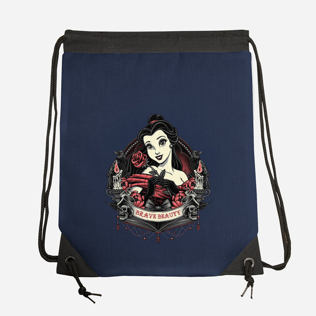 Brave Beauty-None-Drawstring-Bag-glitchygorilla