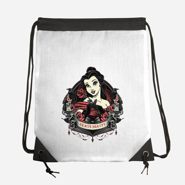 Brave Beauty-None-Drawstring-Bag-glitchygorilla