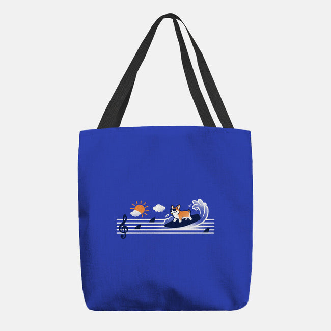 Summer Dog-None-Basic Tote-Bag-NemiMakeit