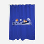 Summer Dog-None-Polyester-Shower Curtain-NemiMakeit