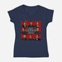 The Inglourious Bunch-Womens-V-Neck-Tee-AndreusD