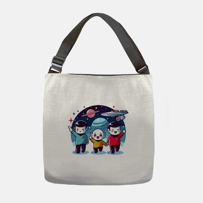 Star Trek Kawaii-None-Adjustable Tote-Bag-Fabricio cabral