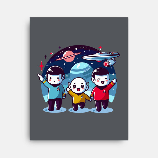 Star Trek Kawaii-None-Stretched-Canvas-Fabricio cabral