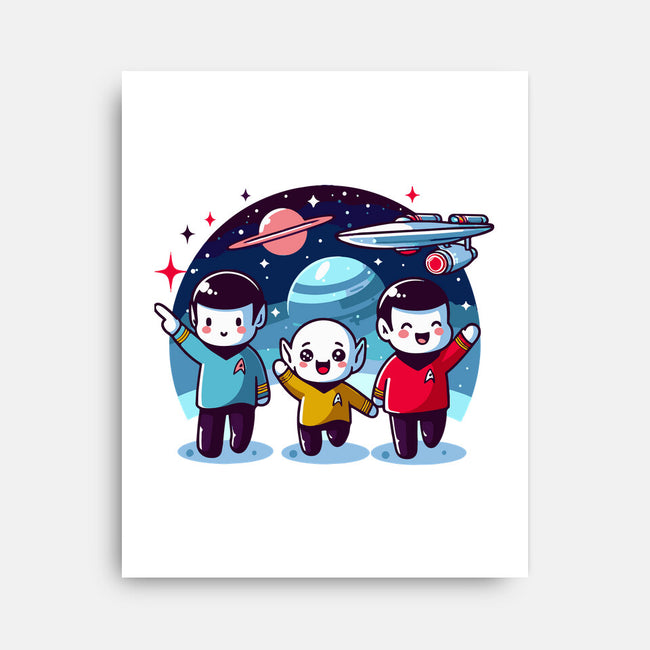 Star Trek Kawaii-None-Stretched-Canvas-Fabricio cabral