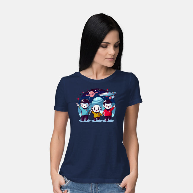 Star Trek Kawaii-Womens-Basic-Tee-Fabricio cabral