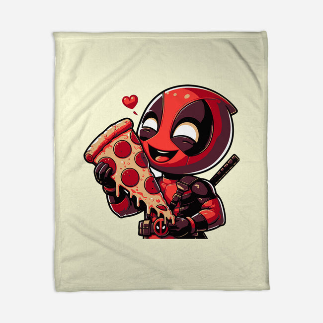 Love Pizza Dead-None-Fleece-Blanket-Fabricio cabral