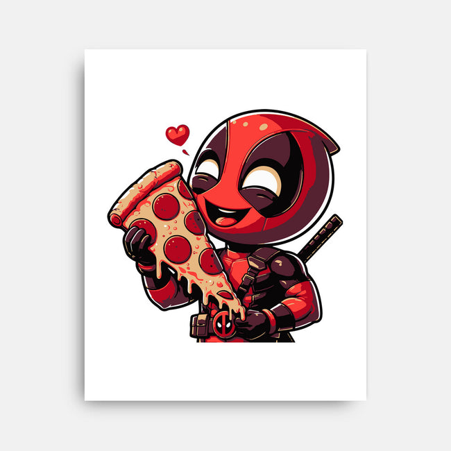 Love Pizza Dead-None-Stretched-Canvas-Fabricio cabral