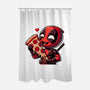 Love Pizza Dead-None-Polyester-Shower Curtain-Fabricio cabral