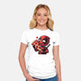 Love Pizza Dead-Womens-Fitted-Tee-Fabricio cabral