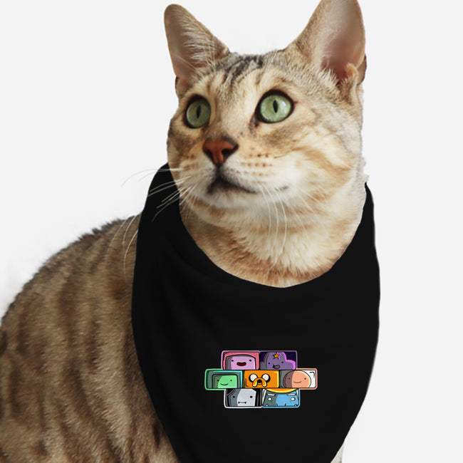 Brick Friends-Cat-Bandana-Pet Collar-nickzzarto