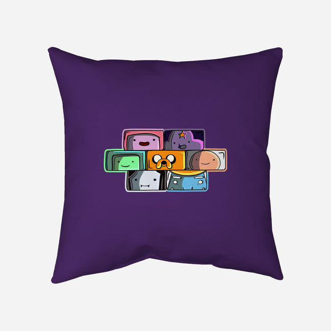 Brick Friends-None-Non-Removable Cover w Insert-Throw Pillow-nickzzarto