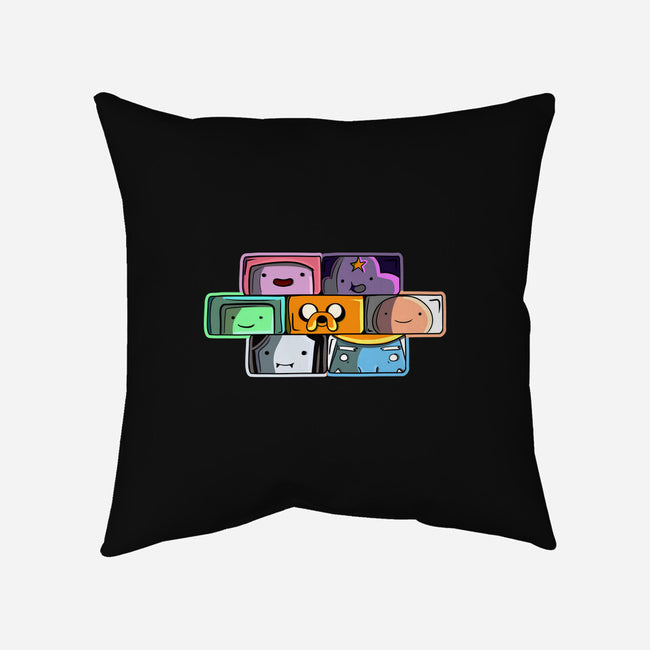 Brick Friends-None-Removable Cover w Insert-Throw Pillow-nickzzarto