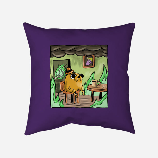 Not Again Lich-None-Removable Cover-Throw Pillow-nickzzarto