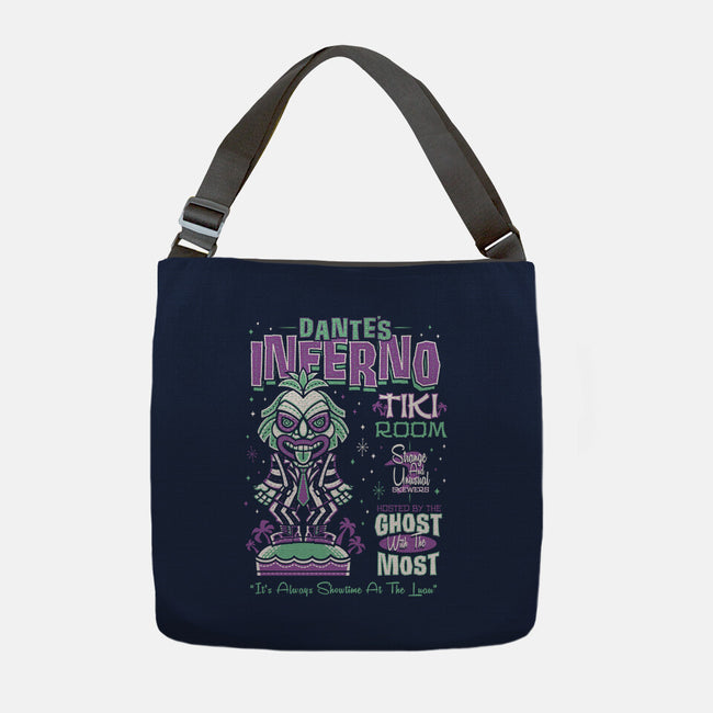 Dante's Inferno Tiki-None-Adjustable Tote-Bag-Nemons