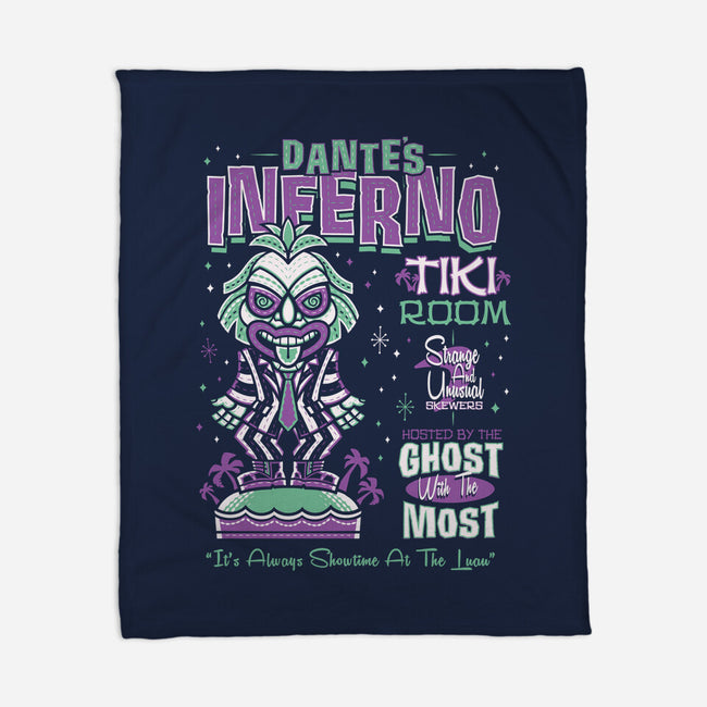 Dante's Inferno Tiki-None-Fleece-Blanket-Nemons