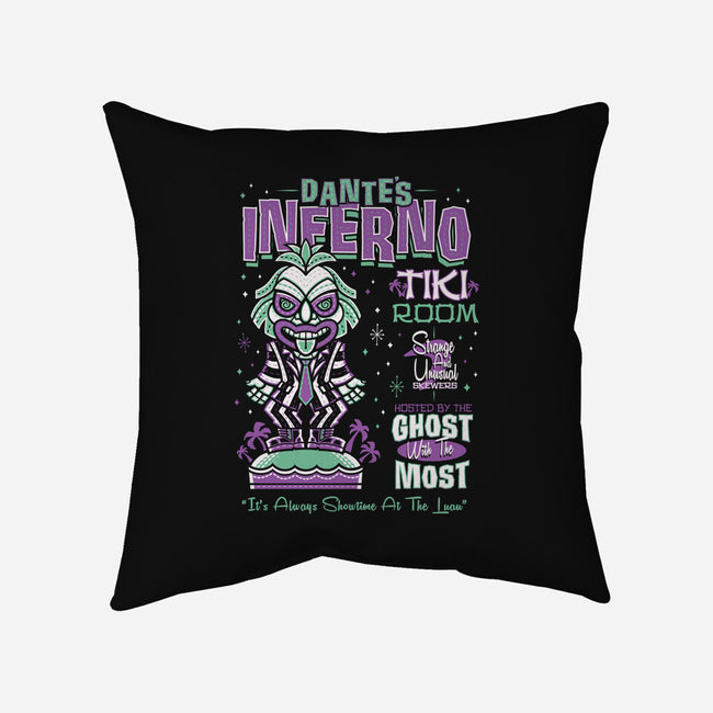 Dante's Inferno Tiki-None-Removable Cover-Throw Pillow-Nemons