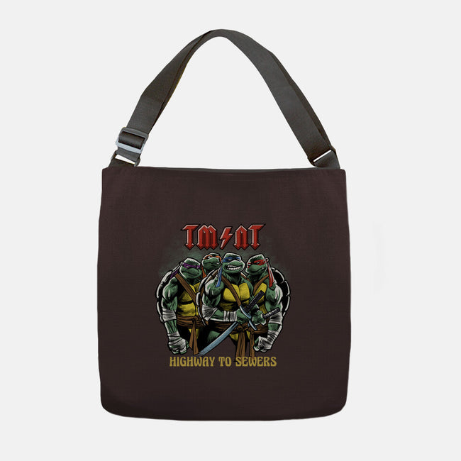 Highway To Sewers-None-Adjustable Tote-Bag-zascanauta