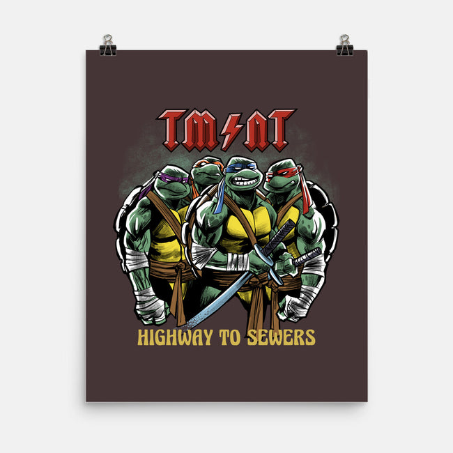 Highway To Sewers-None-Matte-Poster-zascanauta