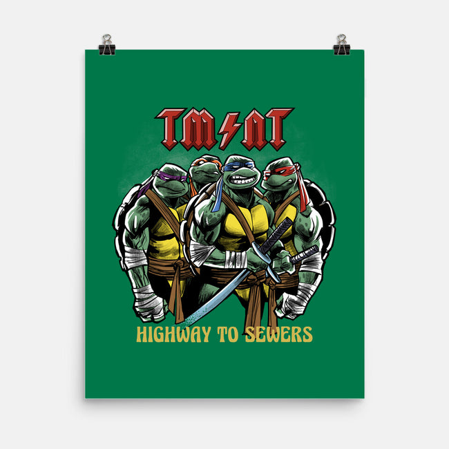 Highway To Sewers-None-Matte-Poster-zascanauta