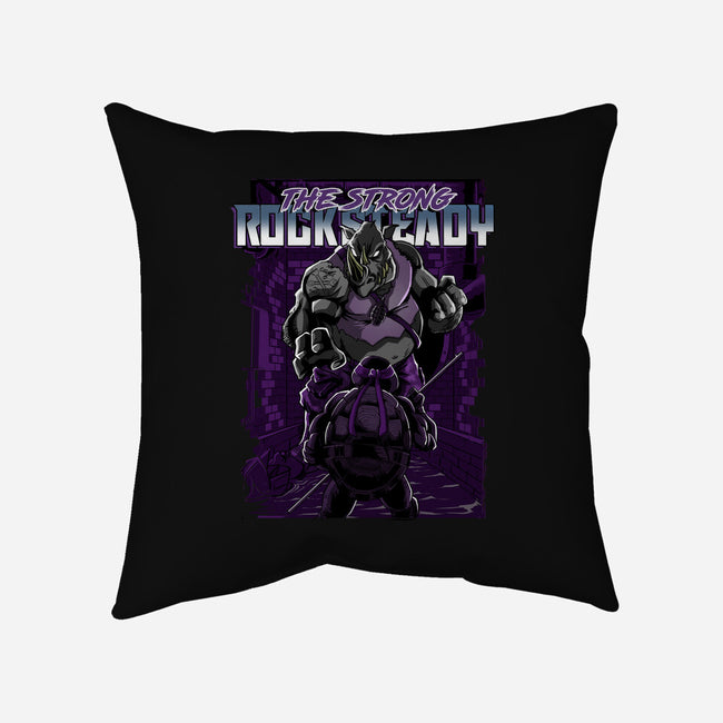 The Strong Rocksteady-None-Non-Removable Cover w Insert-Throw Pillow-Diego Oliver