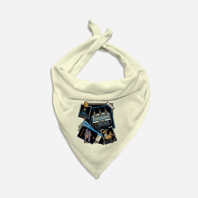 Welcome To Midgar-Cat-Bandana-Pet Collar-glitchygorilla