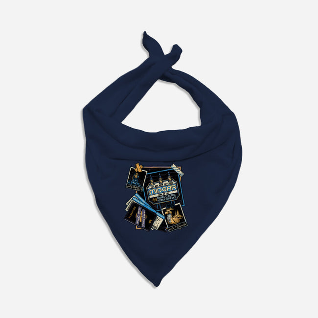 Welcome To Midgar-Cat-Bandana-Pet Collar-glitchygorilla