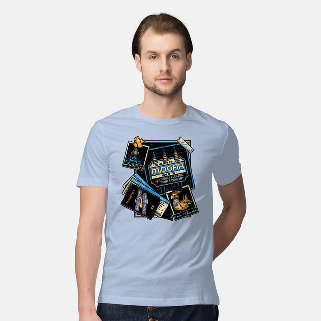 Welcome To Midgar-Mens-Premium-Tee-glitchygorilla