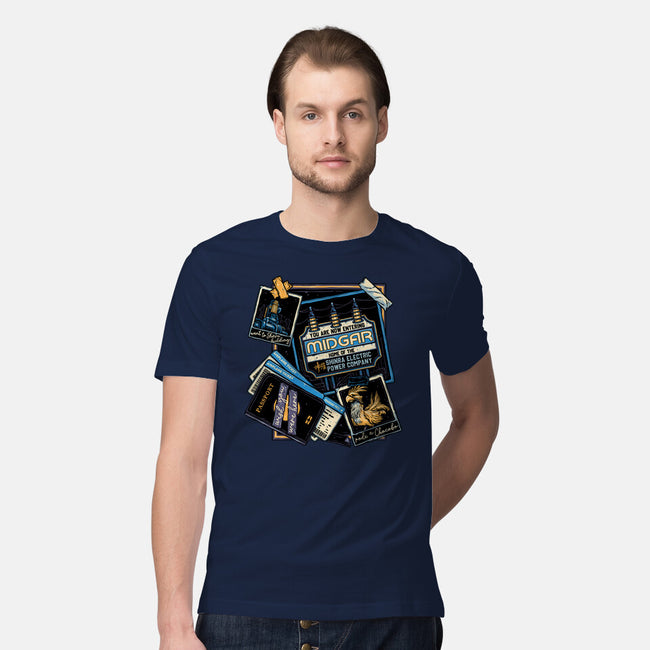 Welcome To Midgar-Mens-Premium-Tee-glitchygorilla