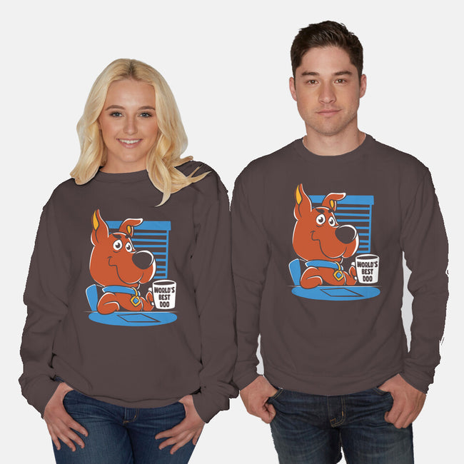 World's Best Doo-Unisex-Crew Neck-Sweatshirt-estudiofitas