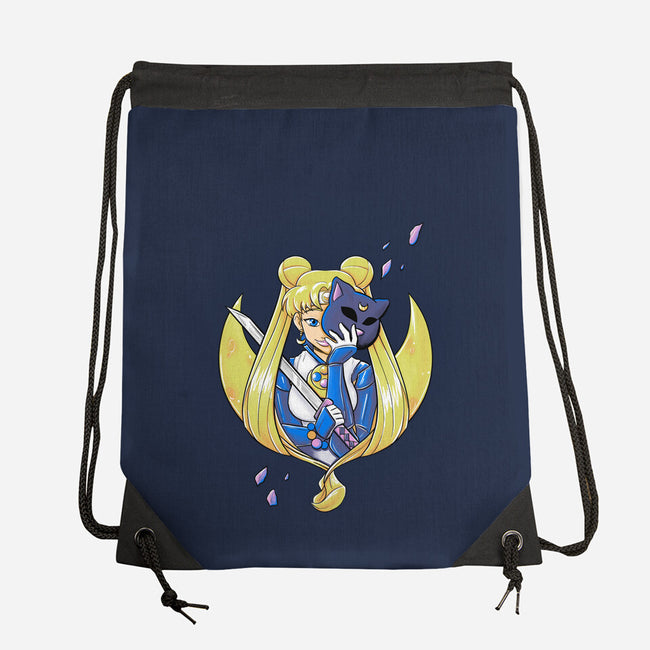 Ninja Moon Princess-None-Drawstring-Bag-ellr