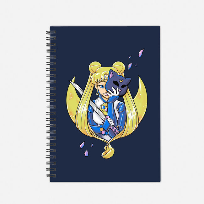 Ninja Moon Princess-None-Dot Grid-Notebook-ellr