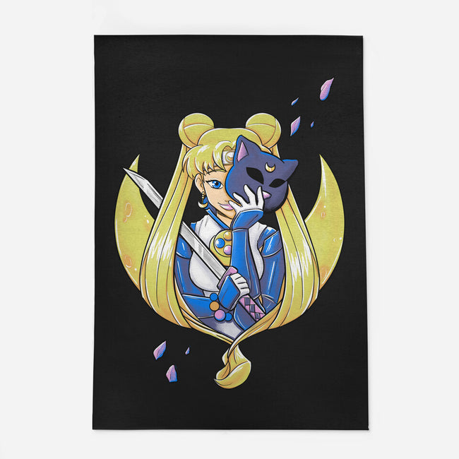 Ninja Moon Princess-None-Indoor-Rug-ellr