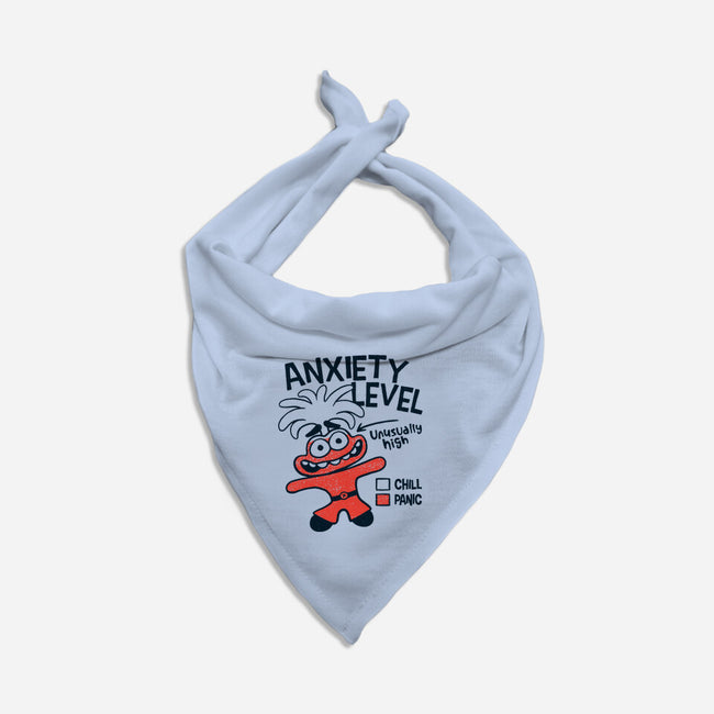 Anxiety Level High-Dog-Bandana-Pet Collar-teesgeex