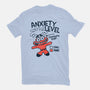 Anxiety Level High-Womens-Fitted-Tee-teesgeex