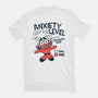 Anxiety Level High-Womens-Basic-Tee-teesgeex