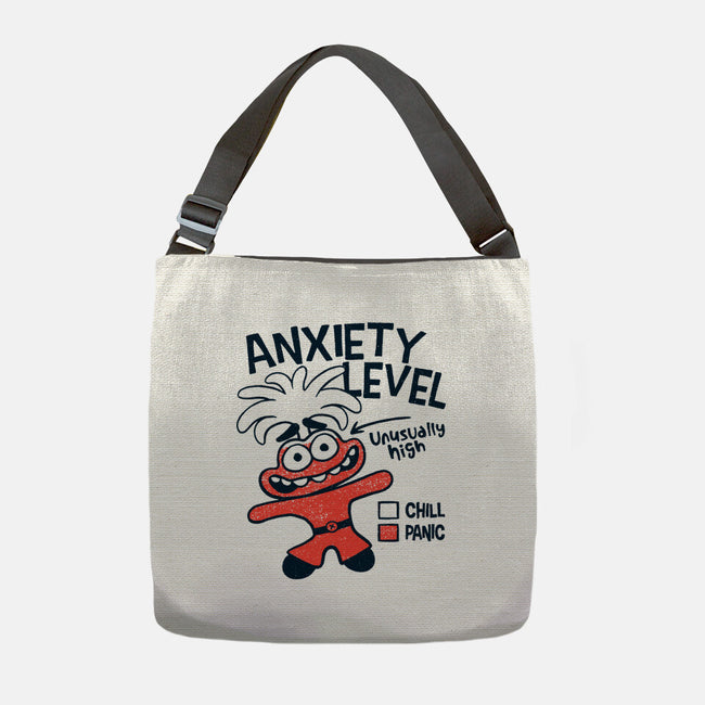 Anxiety Level High-None-Adjustable Tote-Bag-teesgeex