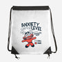 Anxiety Level High-None-Drawstring-Bag-teesgeex