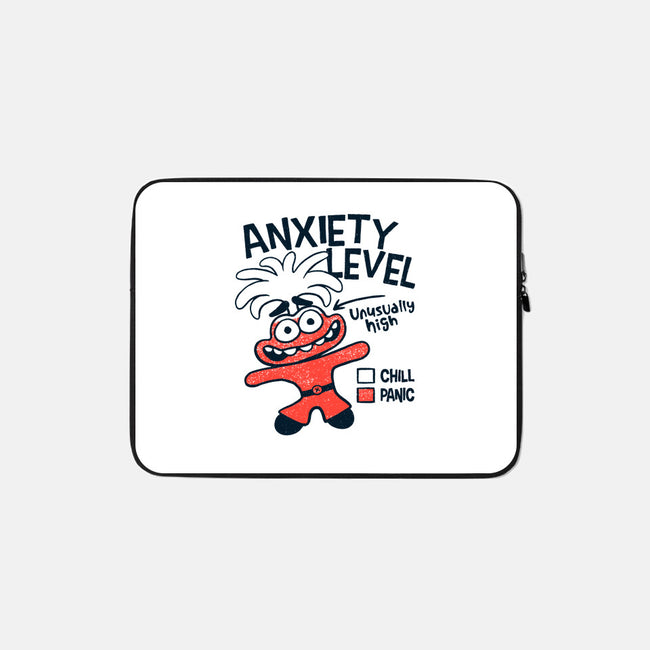 Anxiety Level High-None-Zippered-Laptop Sleeve-teesgeex