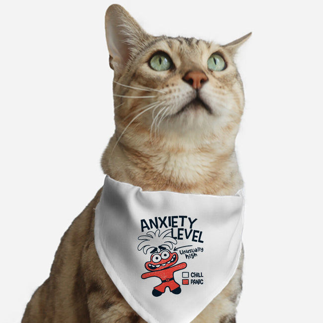 Anxiety Level High-Cat-Adjustable-Pet Collar-teesgeex