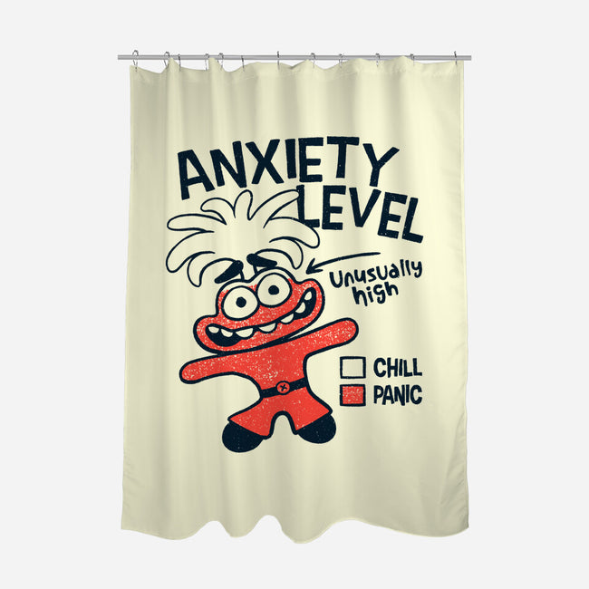 Anxiety Level High-None-Polyester-Shower Curtain-teesgeex