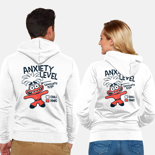 Anxiety Level High-Unisex-Zip-Up-Sweatshirt-teesgeex