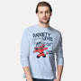 Anxiety Level High-Mens-Long Sleeved-Tee-teesgeex