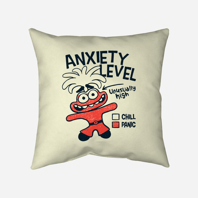 Anxiety Level High-None-Removable Cover w Insert-Throw Pillow-teesgeex