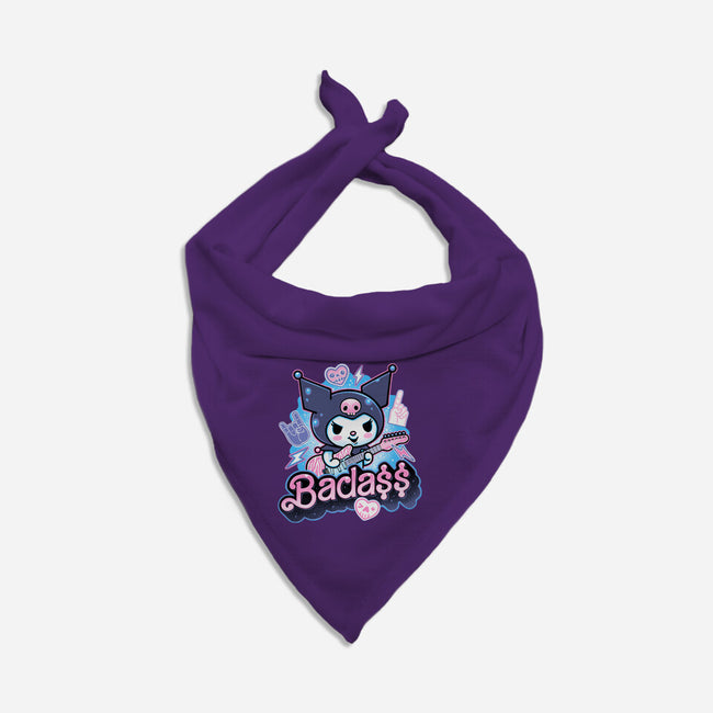 The Baddest Ever-Dog-Bandana-Pet Collar-glitchygorilla